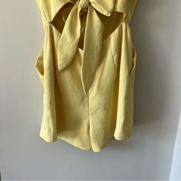 Wilfred Aritzia Aperture Romper Pale Yellow Size 4 - Picture 9 of 16